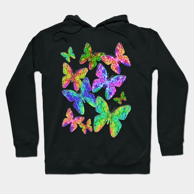 Fantasy Butterflies Flutter Hoodie by Klssaginaw